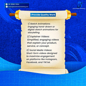 Video Graphics & Animation Quality Service by Samyank Banner