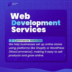 Website Development & Design - e-commerce Design Banner