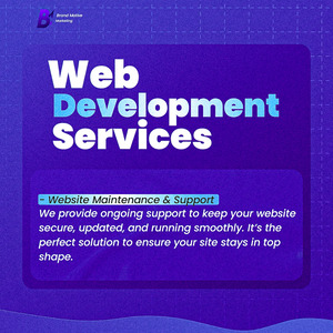 Website Development & Design - Website Maintenance and Support Banner