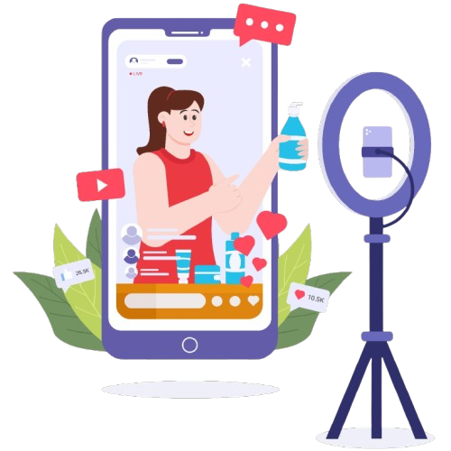 Influencer Marketing & Collaboration Illustration